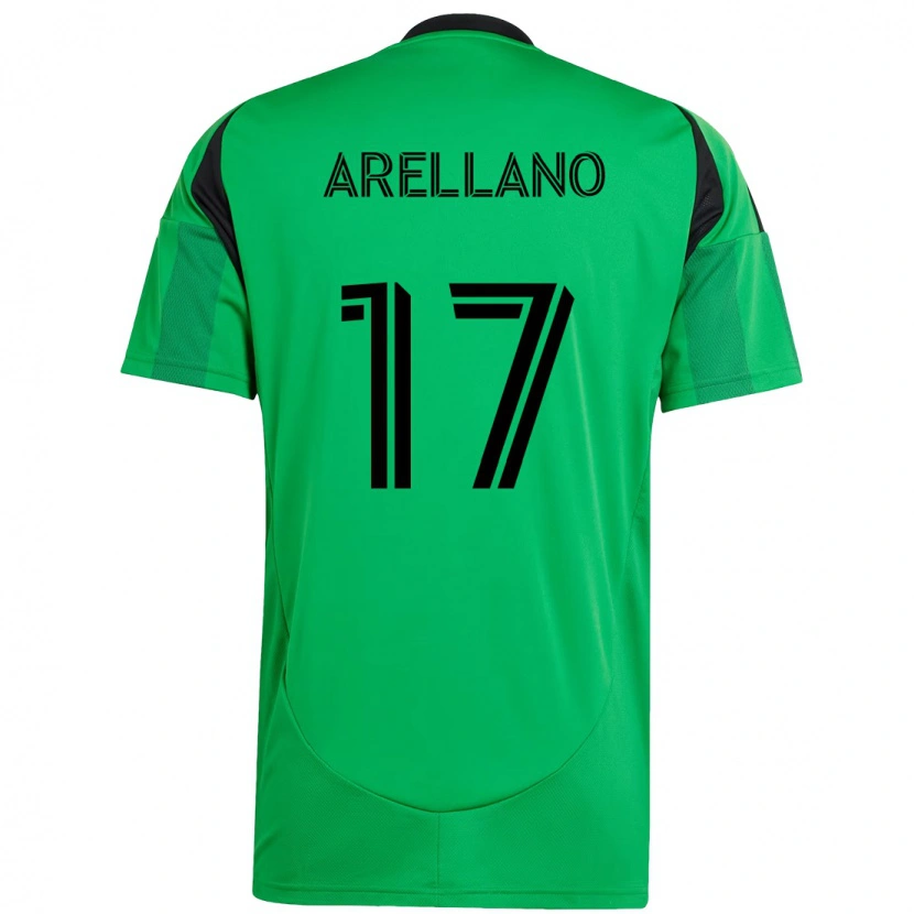 Danxen Dzieci Bryan Arellano #17 Biały Zielony Domowa Koszulka 2025/26 Koszulki Klubowe