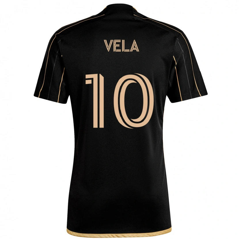 Danxen Dzieci Carlos Vela #10 Biały Brązowy Domowa Koszulka 2025/26 Koszulki Klubowe