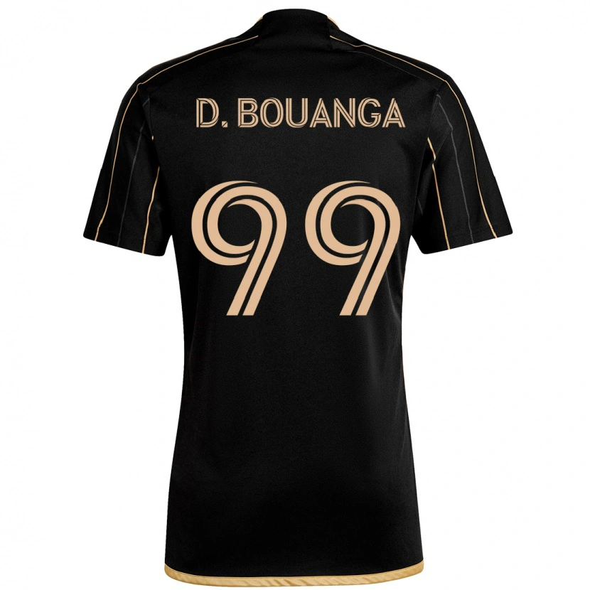 Danxen Dzieci Denis Bouanga #99 Biały Brązowy Domowa Koszulka 2025/26 Koszulki Klubowe