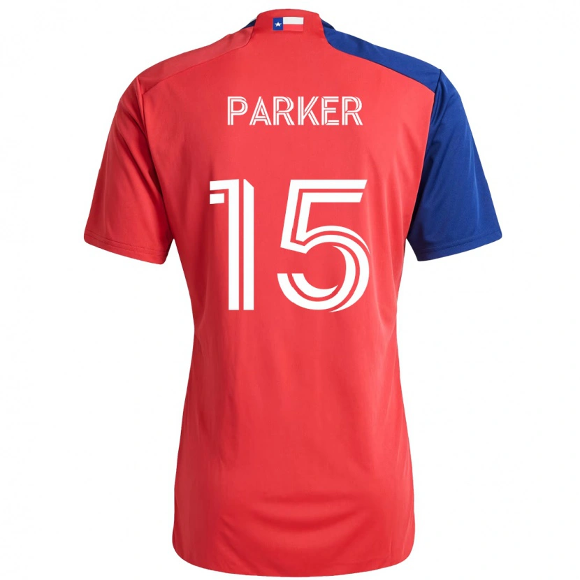 Danxen Dzieci Isaiah Parker #15 Jasnoniebieski Czerwony Domowa Koszulka 2025/26 Koszulki Klubowe