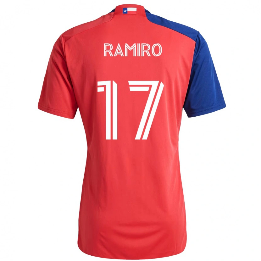 Danxen Dzieci Ramiro #17 Jasnoniebieski Czerwony Domowa Koszulka 2025/26 Koszulki Klubowe