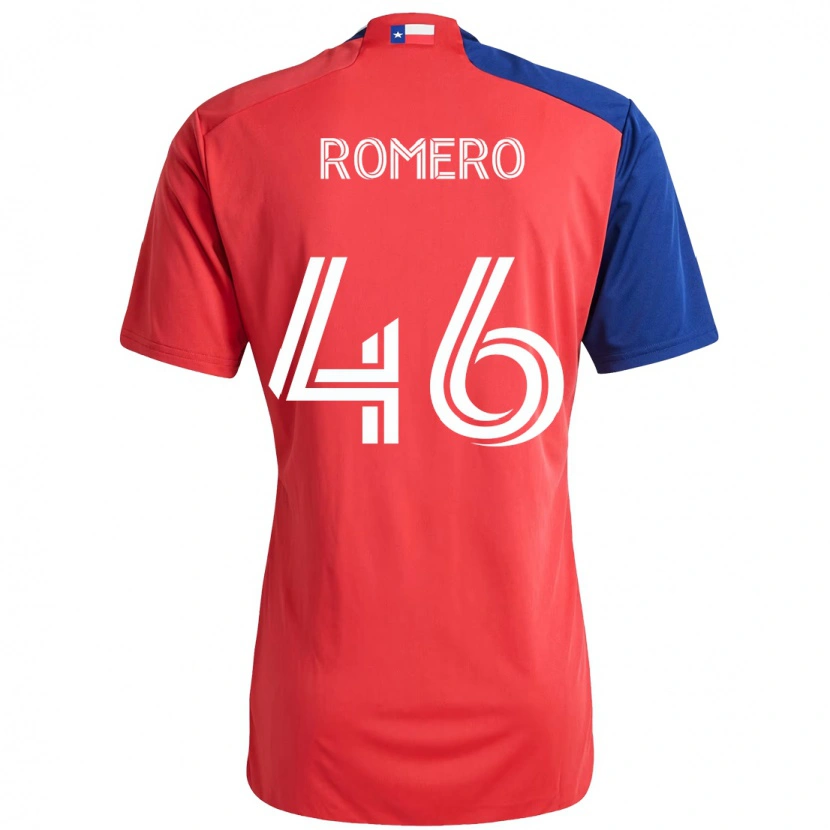 Danxen Dzieci Isaac Romero #46 Jasnoniebieski Czerwony Domowa Koszulka 2025/26 Koszulki Klubowe