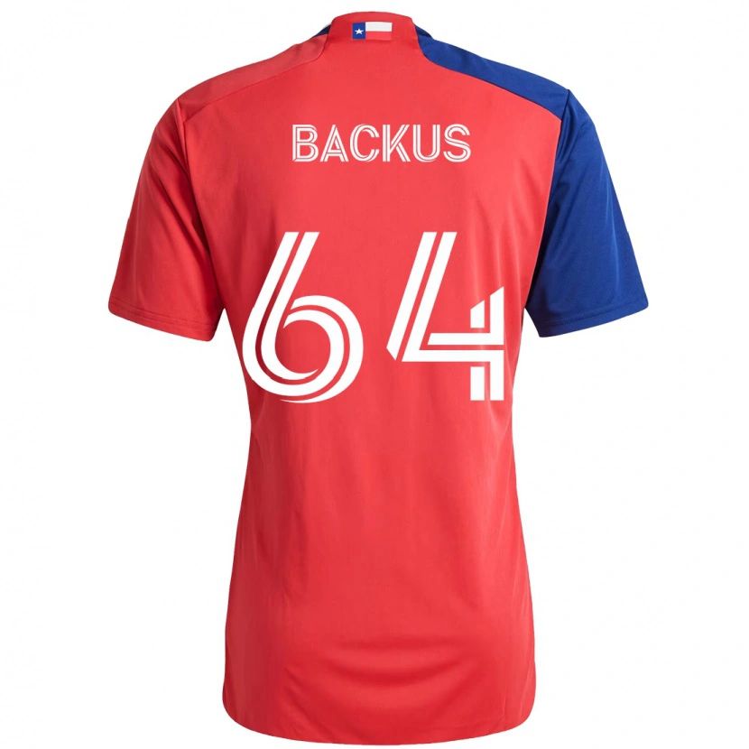 Danxen Dzieci Braeden Backus #64 Jasnoniebieski Czerwony Domowa Koszulka 2025/26 Koszulki Klubowe