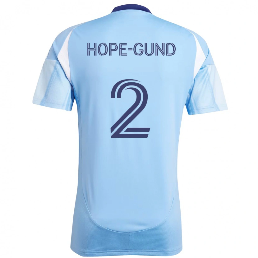 Danxen Dzieci Rio Hope-Gund #2 Jasnoniebieski Domowa Koszulka 2025/26 Koszulki Klubowe