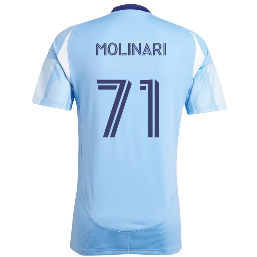 Danxen Dzieci Peter Molinari #71 Jasnoniebieski Domowa Koszulka 2025/26 Koszulki Klubowe