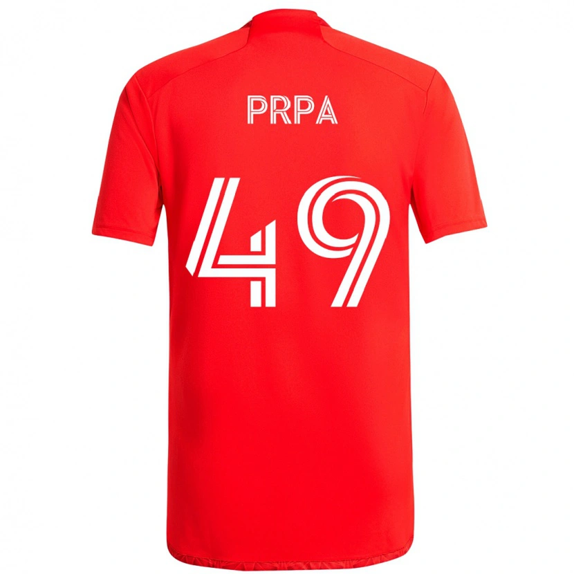 Danxen Dzieci Luka Prpa #49 Jasne Błękitne Niebieski Domowa Koszulka 2025/26 Koszulki Klubowe