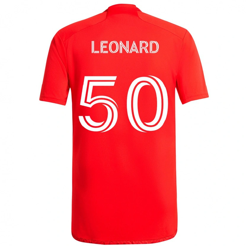 Danxen Dzieci Eric Leonard #50 Jasne Błękitne Niebieski Domowa Koszulka 2025/26 Koszulki Klubowe