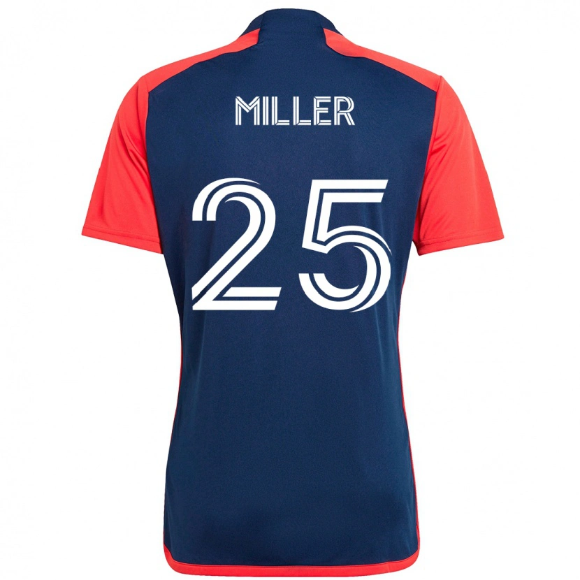 Danxen Dzieci Peyton Miller #25 Biały Niebieski Domowa Koszulka 2025/26 Koszulki Klubowe
