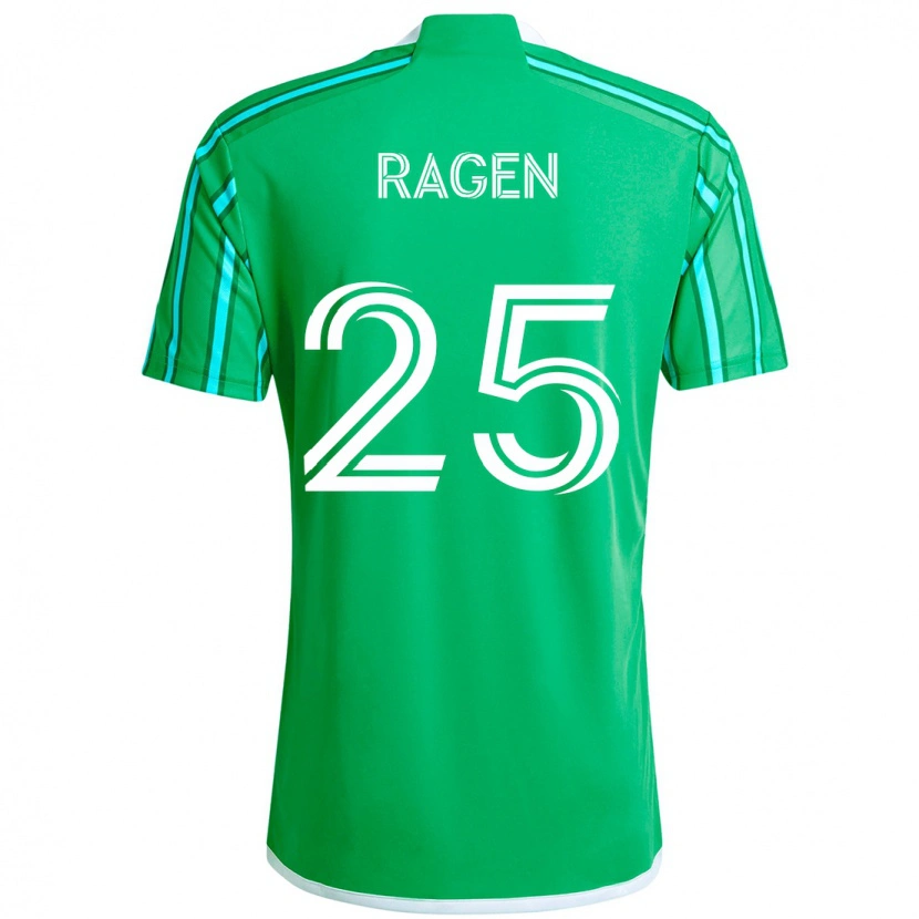 Danxen Dzieci Jackson Ragen #25 Jasnoniebieski Domowa Koszulka 2025/26 Koszulki Klubowe