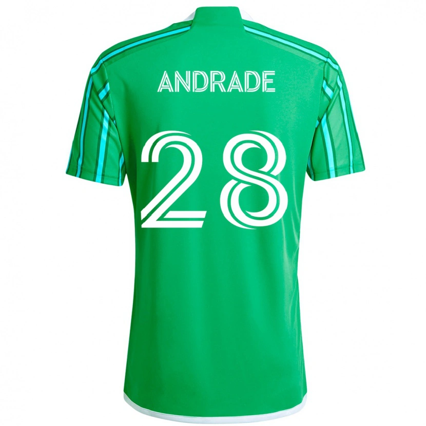 Danxen Dzieci Yeimar Gómez Andrade #28 Jasnoniebieski Domowa Koszulka 2025/26 Koszulki Klubowe