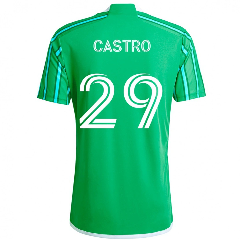 Danxen Dzieci Jacob Castro #29 Jasnoniebieski Domowa Koszulka 2025/26 Koszulki Klubowe