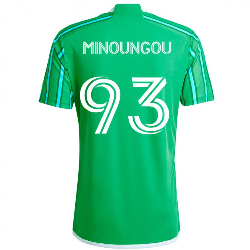Danxen Dzieci Georgi Minoungou #93 Jasnoniebieski Domowa Koszulka 2025/26 Koszulki Klubowe