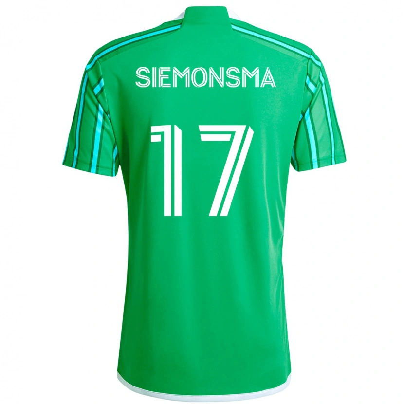 Danxen Dzieci Sianna Siemonsma #17 Jasnoniebieski Domowa Koszulka 2025/26 Koszulki Klubowe
