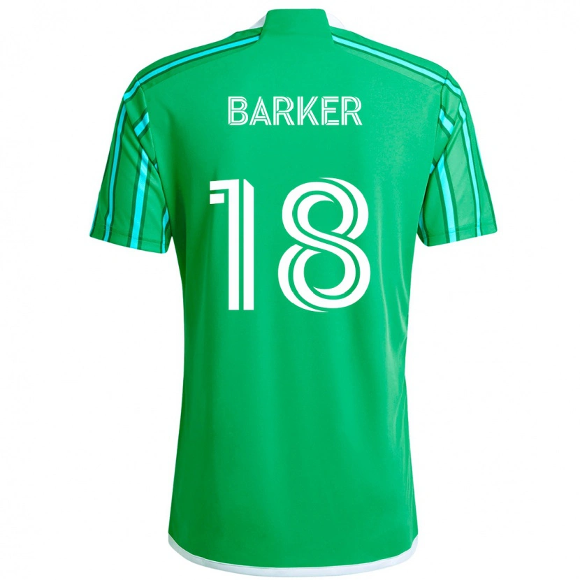 Danxen Dzieci Alicia Barker #18 Jasnoniebieski Domowa Koszulka 2025/26 Koszulki Klubowe