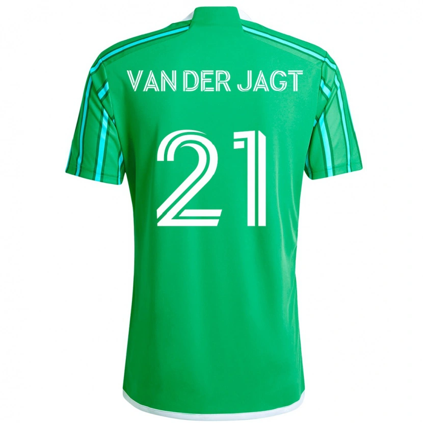 Danxen Dzieci Olivia Van Der Jagt #21 Jasnoniebieski Domowa Koszulka 2025/26 Koszulki Klubowe
