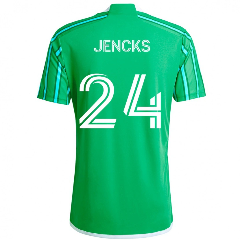 Danxen Dzieci India Jencks #24 Jasnoniebieski Domowa Koszulka 2025/26 Koszulki Klubowe
