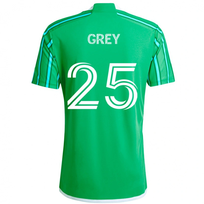 Danxen Dzieci Mireya Grey #25 Jasnoniebieski Domowa Koszulka 2025/26 Koszulki Klubowe