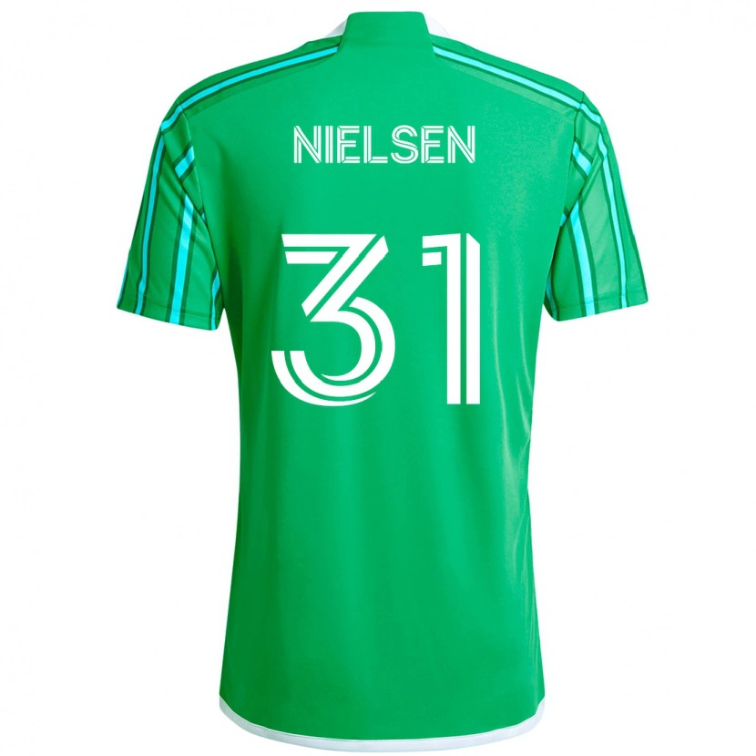 Danxen Dzieci Madeline Nielsen #31 Jasnoniebieski Domowa Koszulka 2025/26 Koszulki Klubowe