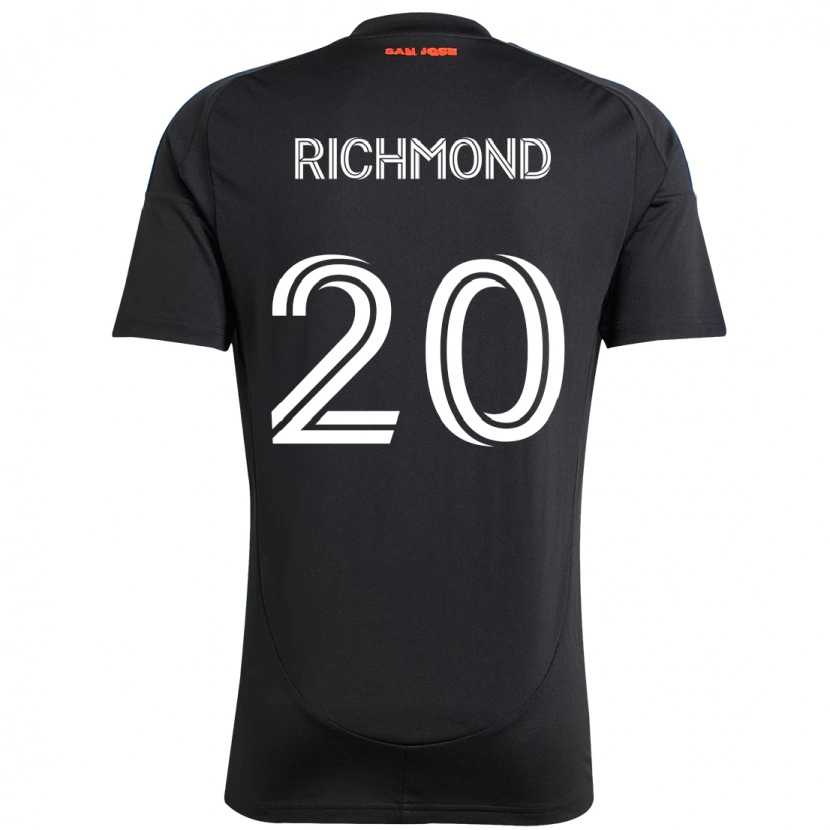 Danxen Dzieci Will Richmond #20 Biały Czerwony Domowa Koszulka 2025/26 Koszulki Klubowe