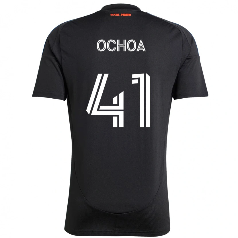 Danxen Dzieci Emmanuel Ochoa #41 Biały Czerwony Domowa Koszulka 2025/26 Koszulki Klubowe