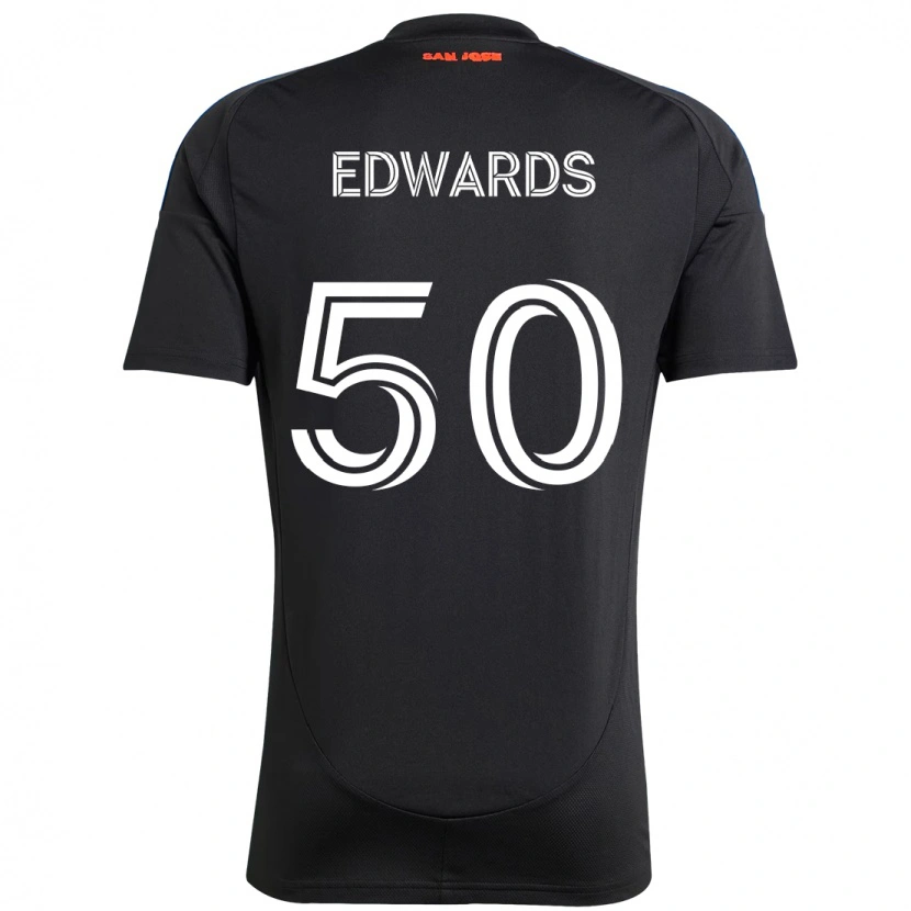 Danxen Dzieci Aaron Edwards #50 Biały Czerwony Domowa Koszulka 2025/26 Koszulki Klubowe