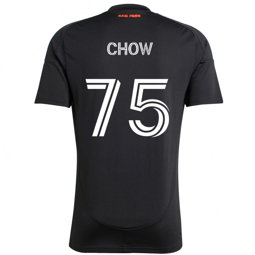 Danxen Dzieci Alex Chow #75 Biały Czerwony Domowa Koszulka 2025/26 Koszulki Klubowe