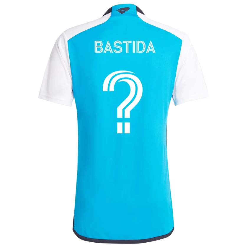 Danxen Dzieci Juan Martinez-Bastida #0 Błękitny Biały Domowa Koszulka 2025/26 Koszulki Klubowe