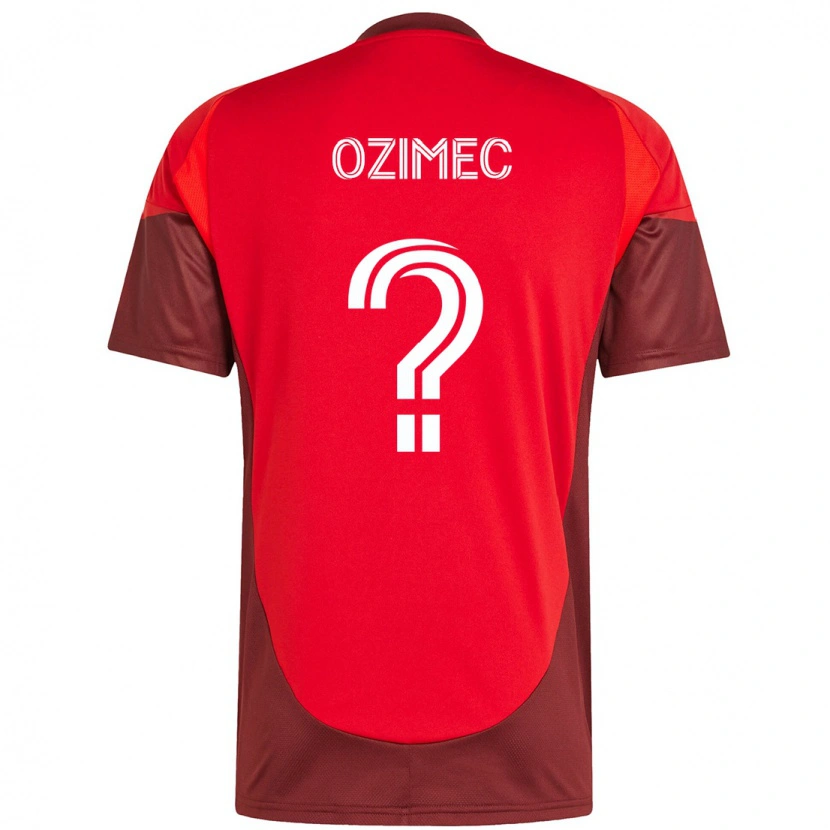 Danxen Dzieci Lucas Ozimec #0 Biały Czerwony Domowa Koszulka 2025/26 Koszulki Klubowe