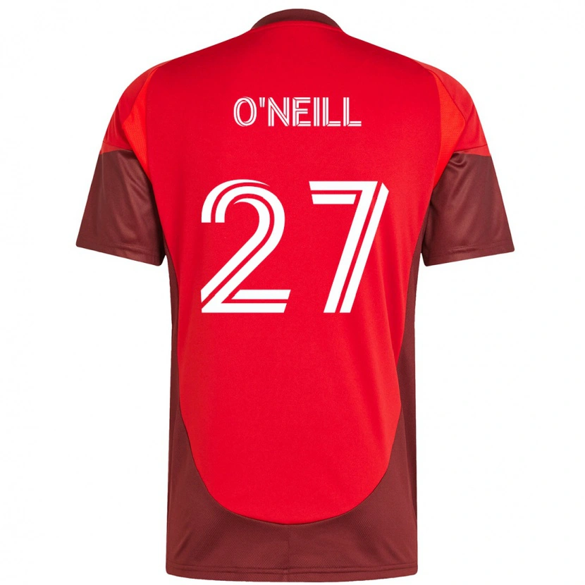 Danxen Dzieci Shane O'neill #27 Biały Czerwony Domowa Koszulka 2025/26 Koszulki Klubowe