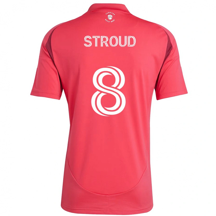 Danxen Dzieci Jared Stroud #8 Magenta Biały Domowa Koszulka 2025/26 Koszulki Klubowe