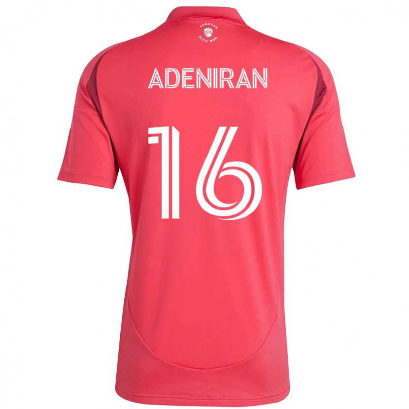 Danxen Dzieci Samuel Adeniran #16 Magenta Biały Domowa Koszulka 2025/26 Koszulki Klubowe