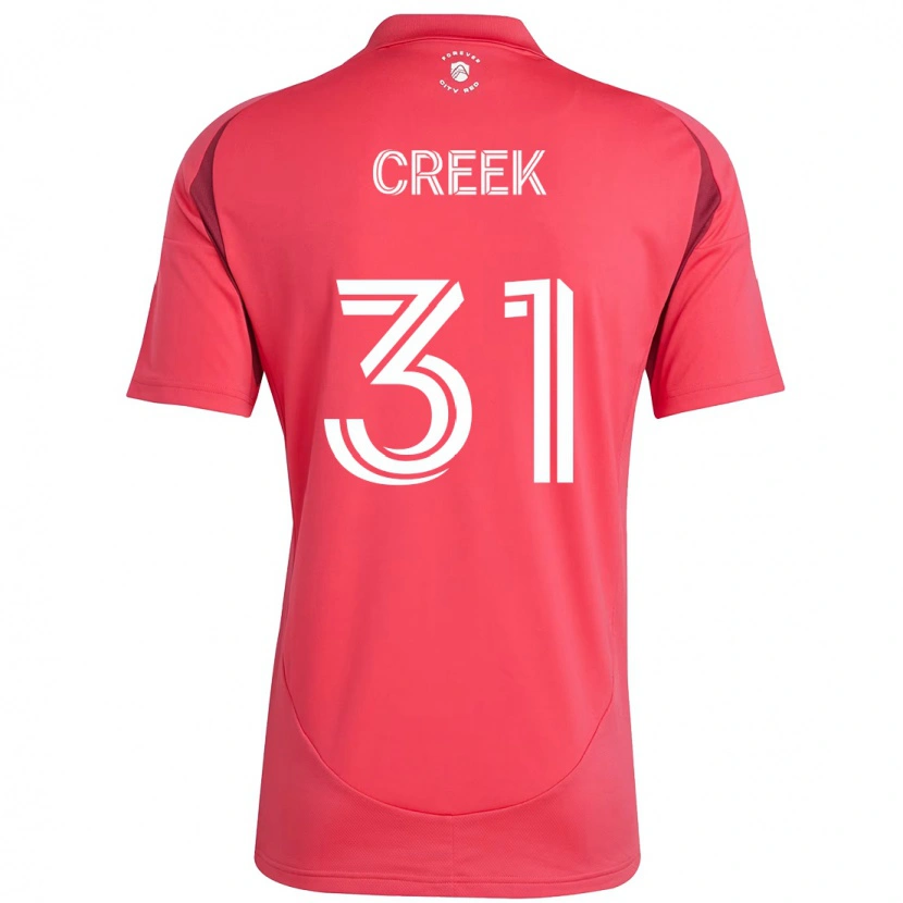 Danxen Dzieci Michael Creek #31 Magenta Biały Domowa Koszulka 2025/26 Koszulki Klubowe