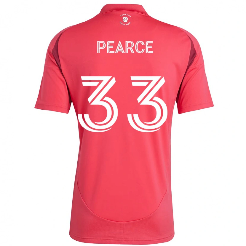 Danxen Dzieci Tyson Pearce #33 Magenta Biały Domowa Koszulka 2025/26 Koszulki Klubowe