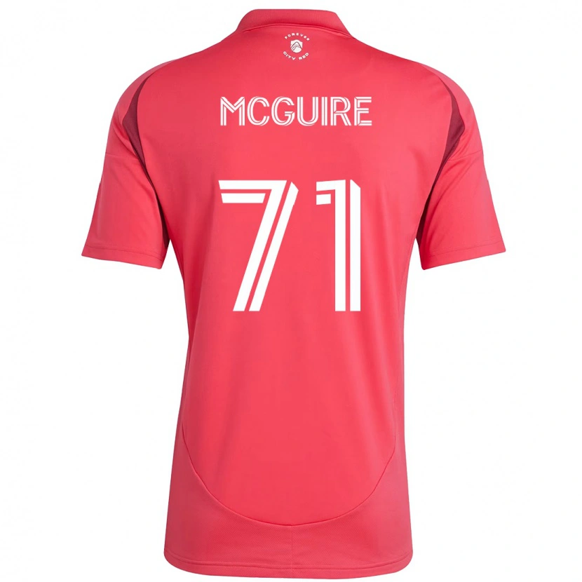 Danxen Dzieci Nolan Mcguire #71 Magenta Biały Domowa Koszulka 2025/26 Koszulki Klubowe
