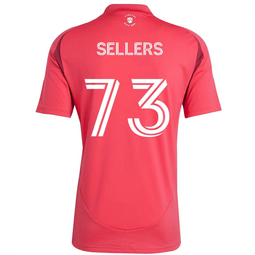 Danxen Dzieci Braydon Sellers #73 Magenta Biały Domowa Koszulka 2025/26 Koszulki Klubowe