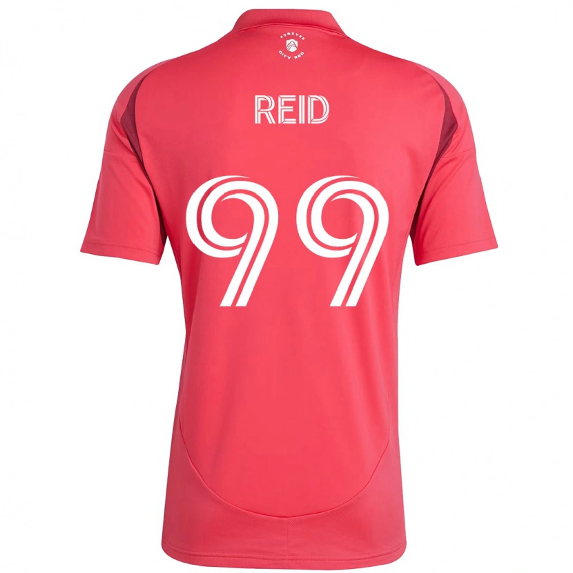 Danxen Dzieci Jayden Reid #99 Magenta Biały Domowa Koszulka 2025/26 Koszulki Klubowe