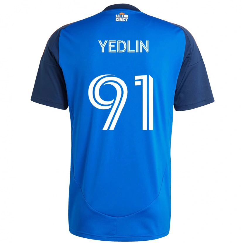 Danxen Dzieci Deandre Yedlin #91 Biały Niebieski Pomarańczowy Domowa Koszulka 2025/26 Koszulki Klubowe