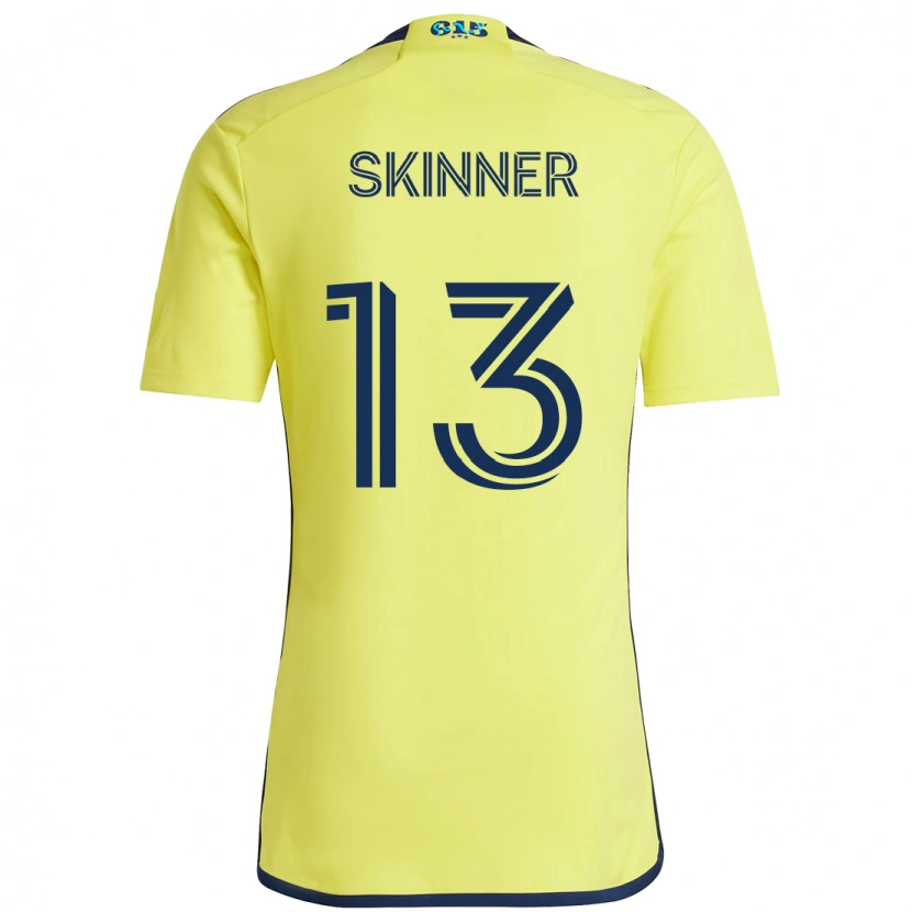 Danxen Dzieci Joey Skinner #13 Granatowy Żółty Domowa Koszulka 2025/26 Koszulki Klubowe