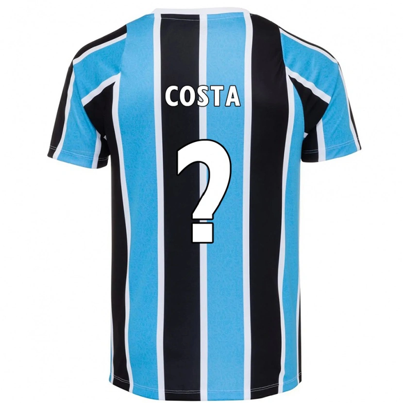 Danxen Dzieci Wesley Costa #0 Biały Niebieski Domowa Koszulka 2025/26 Koszulki Klubowe