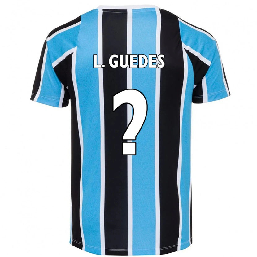 Danxen Dzieci Luis Guedes #0 Biały Niebieski Domowa Koszulka 2025/26 Koszulki Klubowe