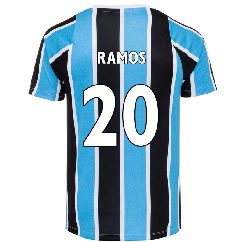 Danxen Dzieci Mónica Ramos #20 Biały Niebieski Domowa Koszulka 2025/26 Koszulki Klubowe