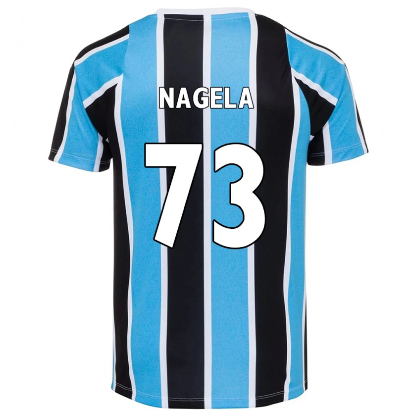 Danxen Dzieci Nágela #73 Biały Niebieski Domowa Koszulka 2025/26 Koszulki Klubowe