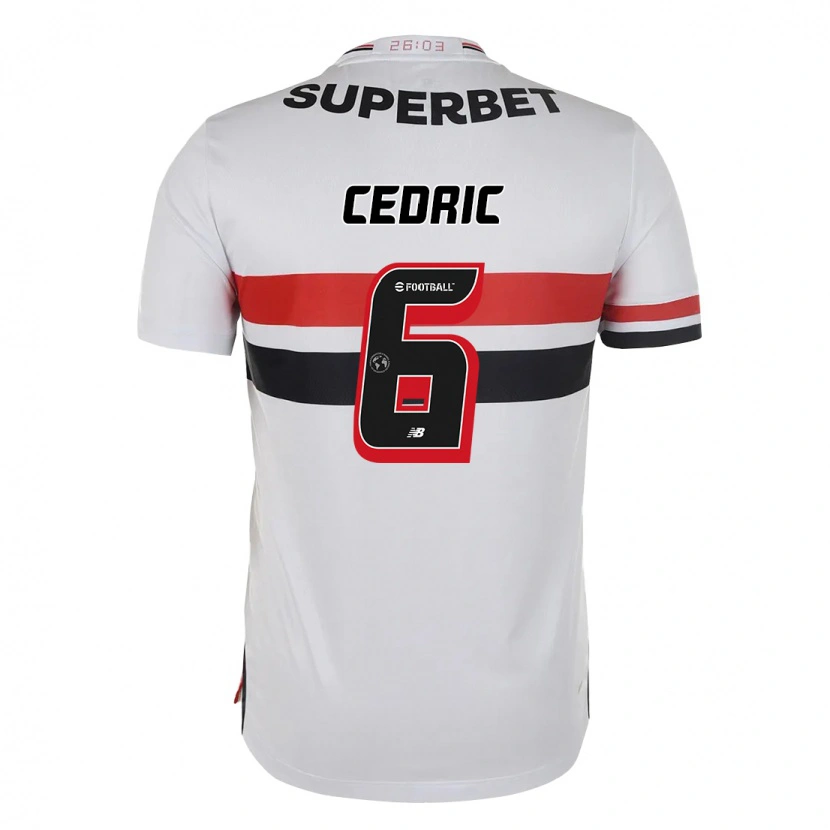 Danxen Dzieci Cédric Soares #6 Czarny Czerwony Domowa Koszulka 2025/26 Koszulki Klubowe