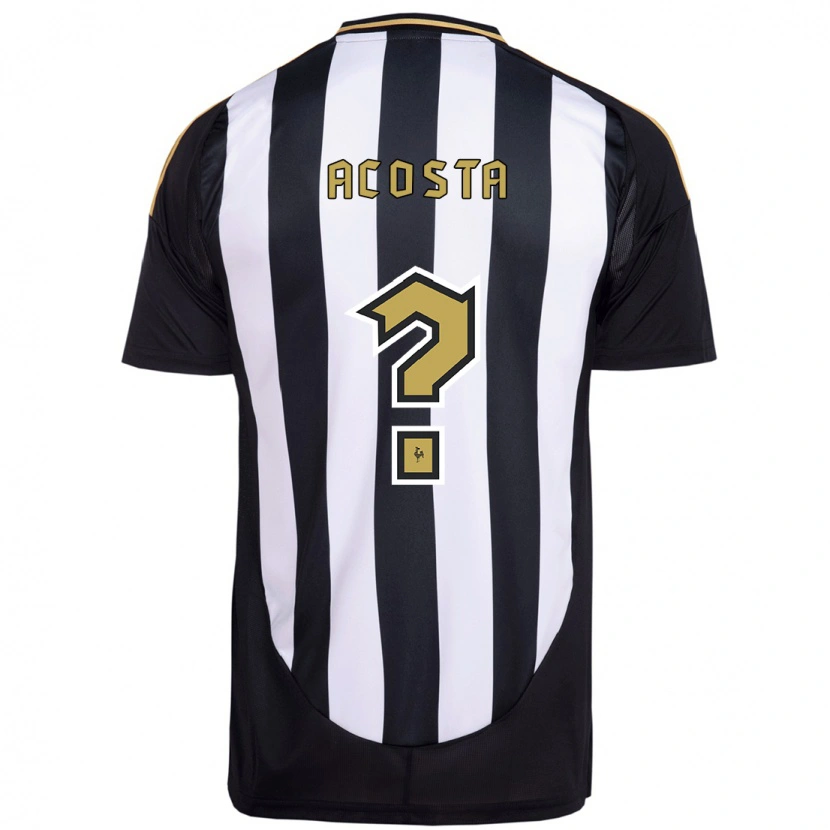 Danxen Dzieci Diego Acosta #0 Złamana Biel Domowa Koszulka 2025/26 Koszulki Klubowe