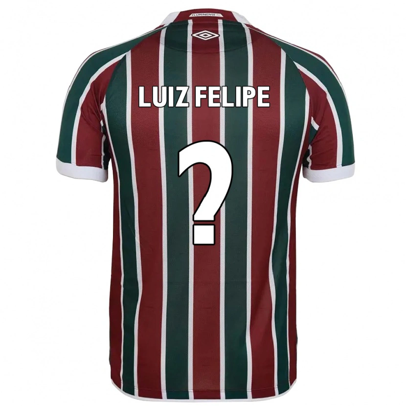 Danxen Dzieci Luiz Felipe #0 Biały Zielony Bordowy Domowa Koszulka 2025/26 Koszulki Klubowe
