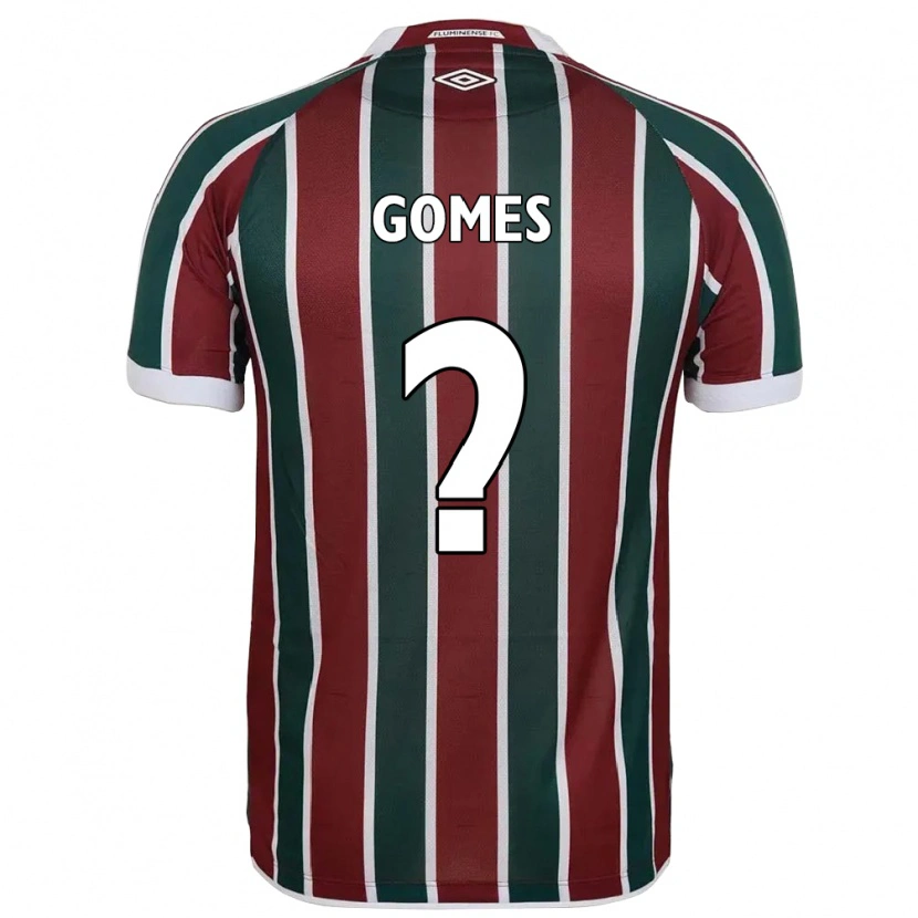 Danxen Dzieci Rodrigo Gomes #0 Biały Zielony Bordowy Domowa Koszulka 2025/26 Koszulki Klubowe