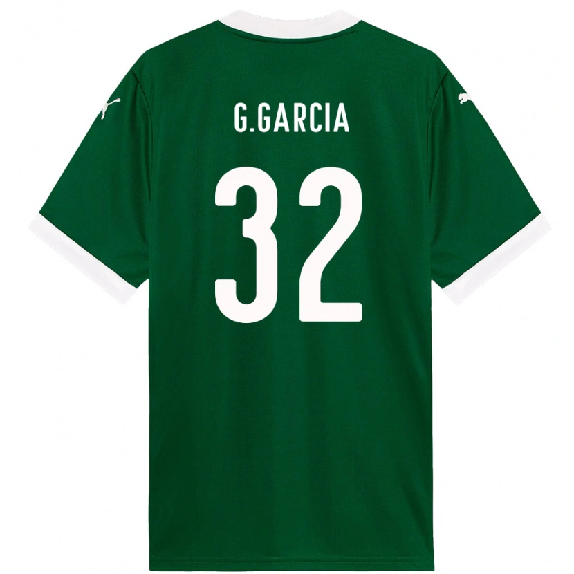 Danxen Dzieci Gustavo Garcia #32 Biały Zielony Domowa Koszulka 2025/26 Koszulki Klubowe