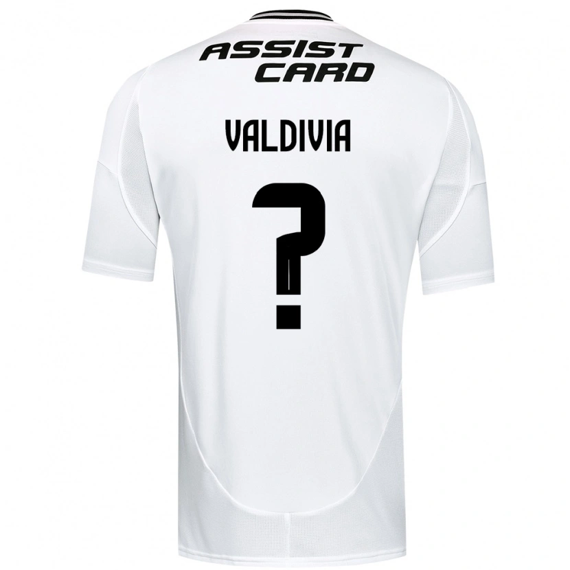 Danxen Dzieci Felipe Valdivia #0 Czarny Biały Domowa Koszulka 2025/26 Koszulki Klubowe