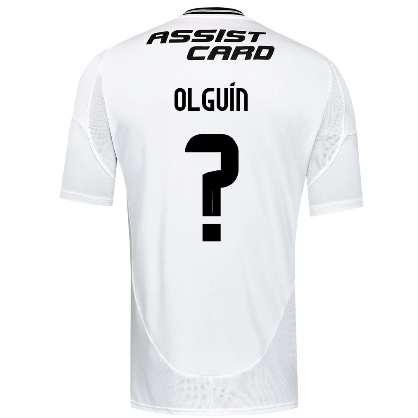 Danxen Dzieci Alonso Olguín #0 Czarny Biały Domowa Koszulka 2025/26 Koszulki Klubowe