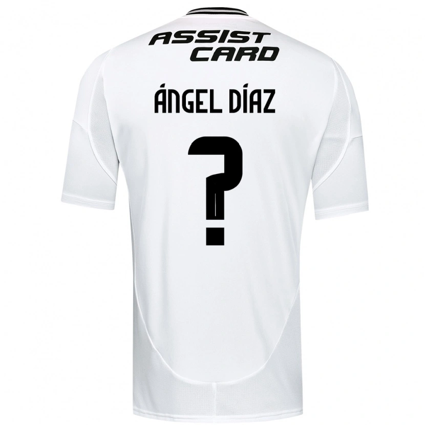 Danxen Dzieci Ángel Díaz #0 Czarny Biały Domowa Koszulka 2025/26 Koszulki Klubowe